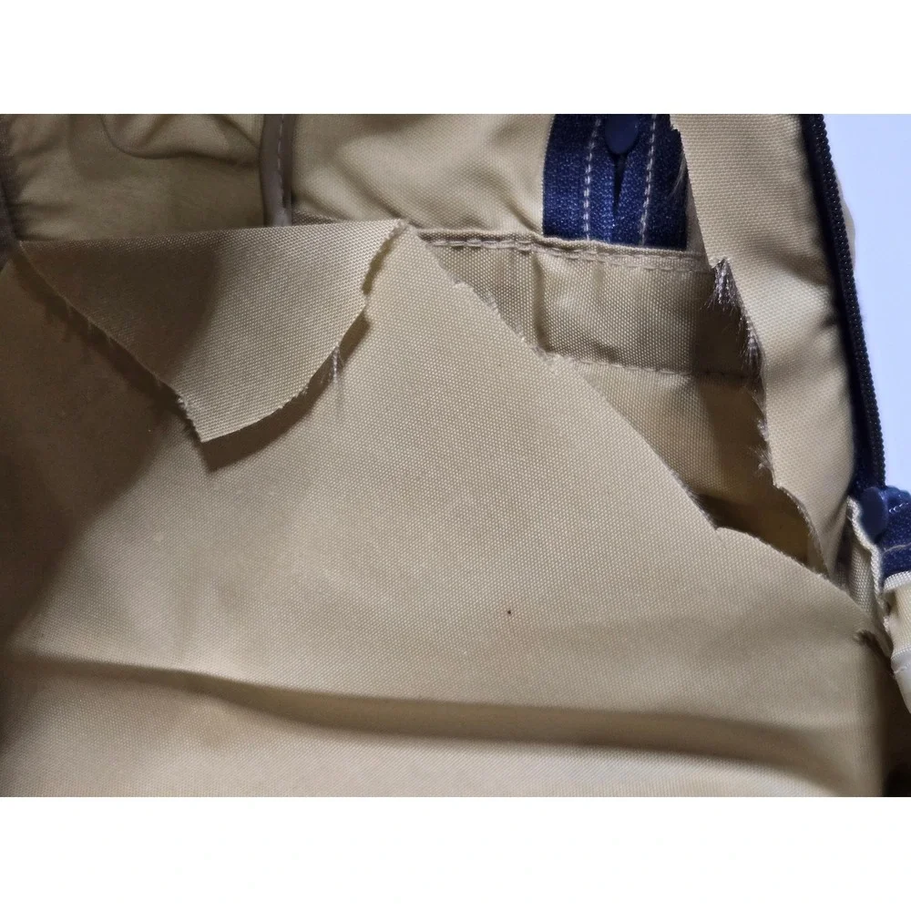 WTVS 56 PBS Detroit Tan Duffel Bag & Watch Vintage Promo TV‎ Public Media